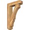 Ekena Millwork Balboa Craftsman Rough Sawn Bracket w/ Offset Brace, Western Red Cedar, 6"W x 22"D x 34"H BKT0604X22X34BOA04RWR - alternate 1